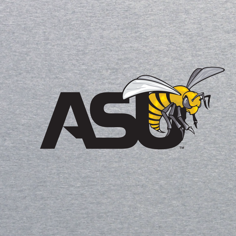 Alabama State University Hornets Primary Logo Youth Short Sleeve T Shirt - Sport Grey