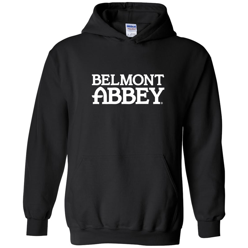 Belmont Abbey College Crusaders Basic Block Hoodie - Black