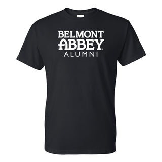 Belmont Abbey College Crusaders Basic Block Alumni Short Sleeve T Shirt - Black