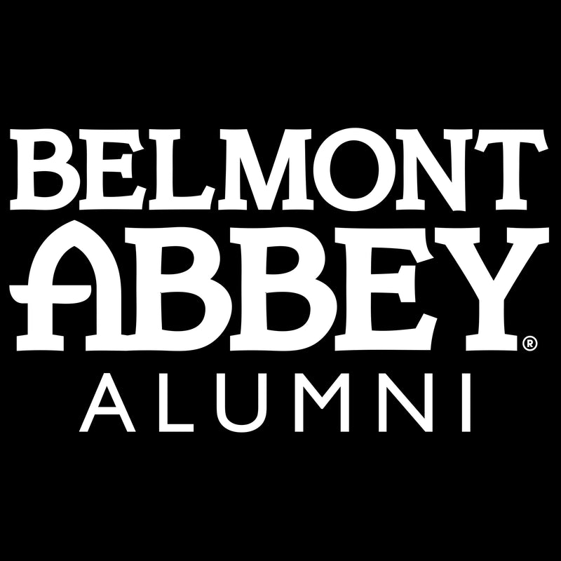 Belmont Abbey College Crusaders Basic Block Alumni Short Sleeve T Shirt - Black