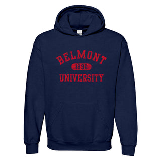 Belmont Athletic Arch Hoodie - Navy