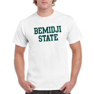 Bemidji State Beavers Basic Block T Shirt - White