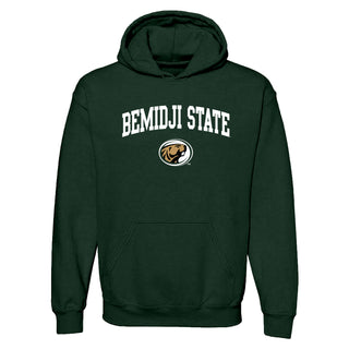 Bemidji State Beavers Arch Logo Hoodie - Forest