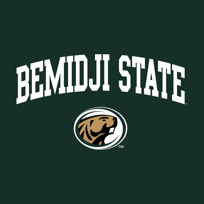 Bemidji State Beavers Arch Logo Youth T Shirt - Forest