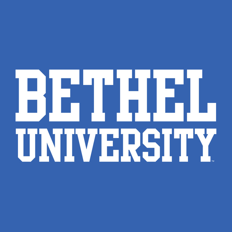 Bethel University Pilots Basic Block Women's Short Sleeve T Shirt - Royal
