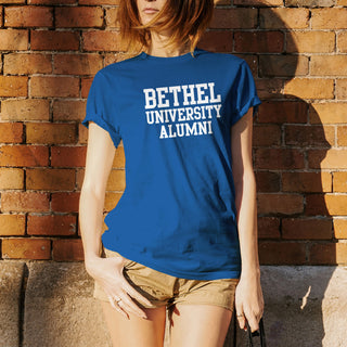 Bethel University Pilots Basic Block Alumni Short Sleeve T Shirt - Royal