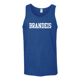 Brandeis University Judges Basic Block Tank Top - Royal