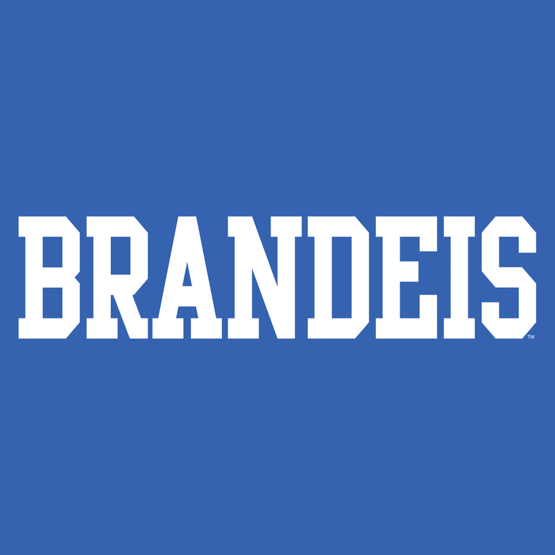 Brandeis University Judges Basic Block Hoodie - Royal