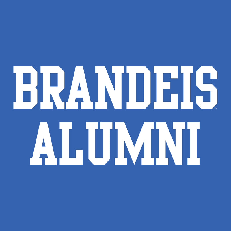 Brandeis University Judges Basic Block Alumni Short Sleeve T Shirt - Royal