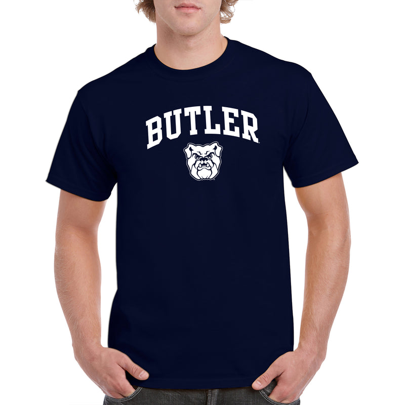 Butler University Bulldogs Arch Logo Short Sleeve T Shirt - Navy