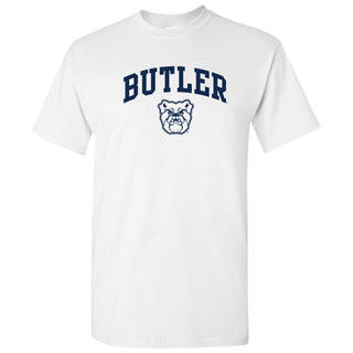 Butler University Bulldogs Arch Logo Short Sleeve T Shirt - White