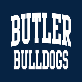 Butler University Bulldogs Front Back Print Short Sleeve T Shirt - Navy