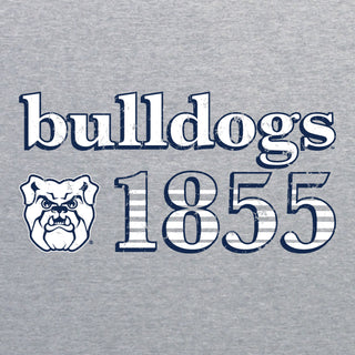 Butler University Bulldogs Throwback Year Stripe Heavy Blend Crewneck - Sport Grey