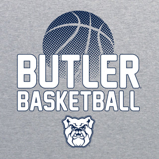 Butler University Bulldogs Basketball Flux Basic Cotton Youth Short Sleeve T Shirt - Sport Grey