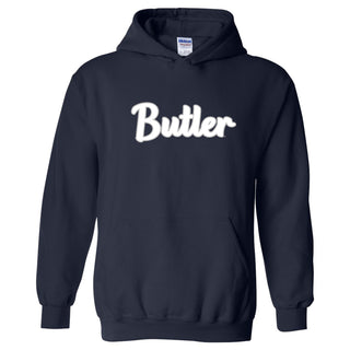 Butler University Bulldogs Basic Script Heavy Blend Hoodie - Navy