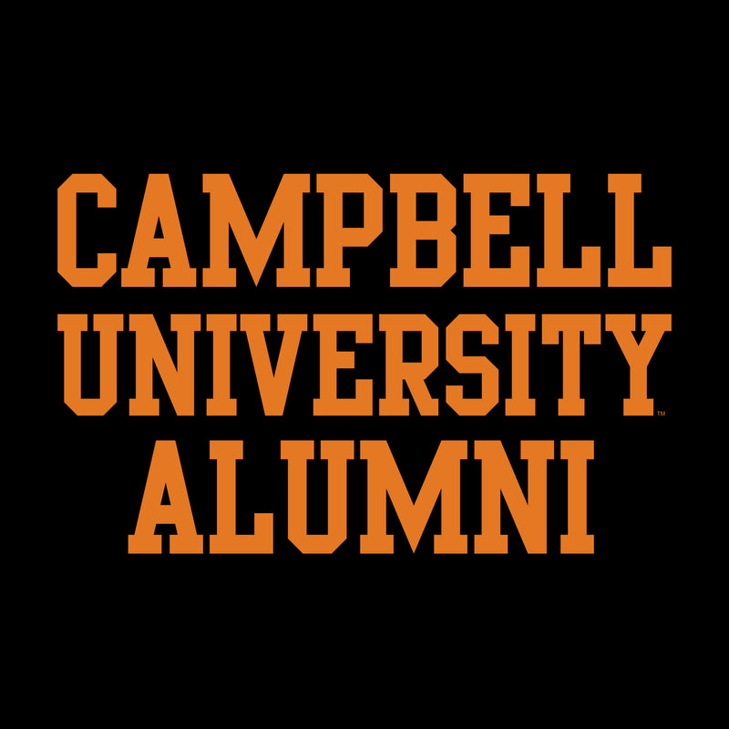 Campbell University Fighting Camels Basic Block Alumni Cotton Short Sleeve T-Shirt - Black