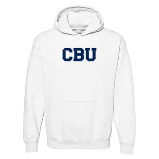 California Baptist University Lancers Basic Block Hoodie - White