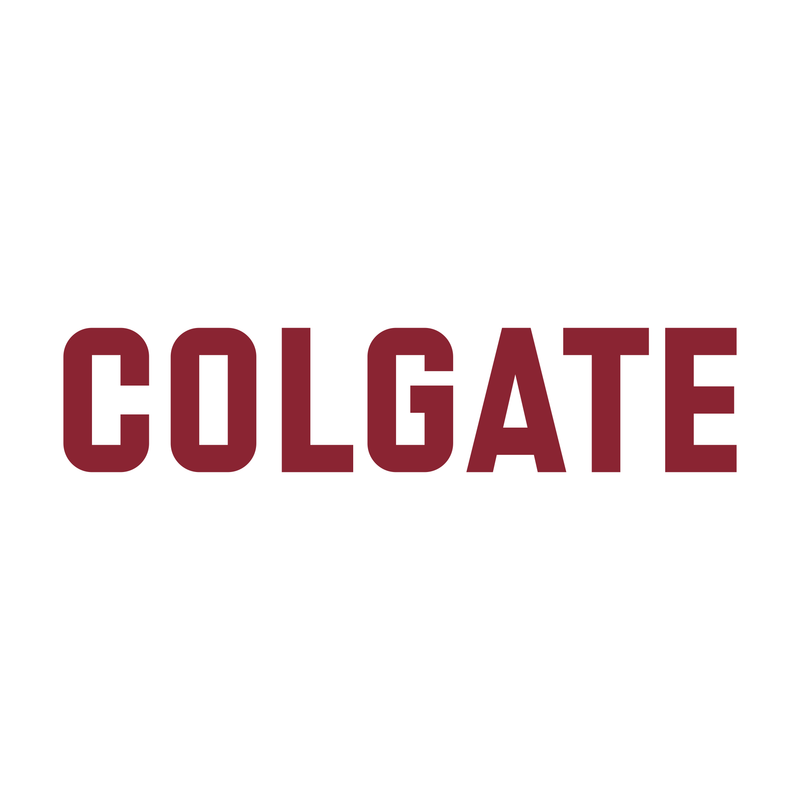 Colgate University Raiders Basic Block Women's Short Sleeve T Shirt - White