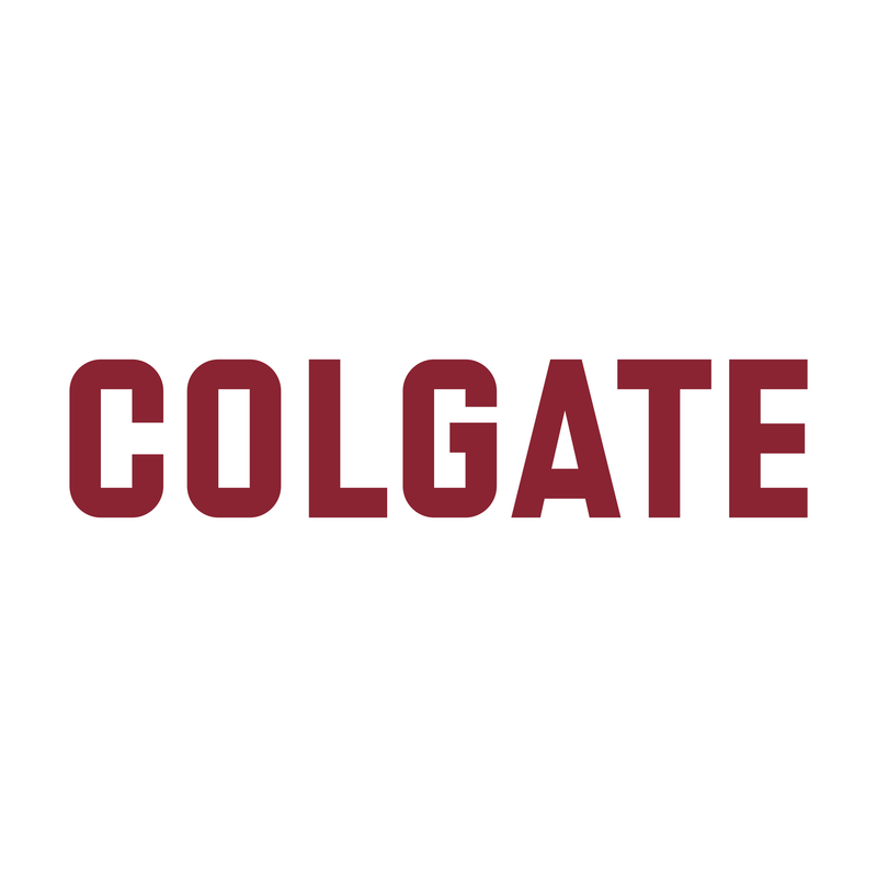 Colgate University Raiders Basic Block Short Sleeve T Shirt - White