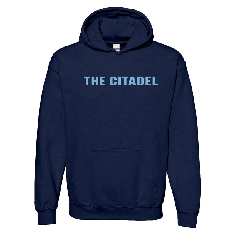 The Citadel Bulldogs Basic Block Hooded Sweatshirt - Navy