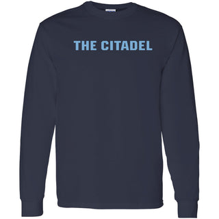 The Citadel Bulldogs Basic Block Long Sleeve T-Shirt - Navy