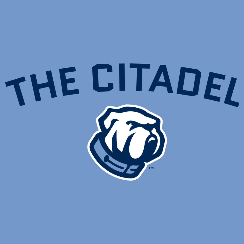 The Citadel Bulldogs Arch Logo Hooded Sweatshirt - Carolina Blue