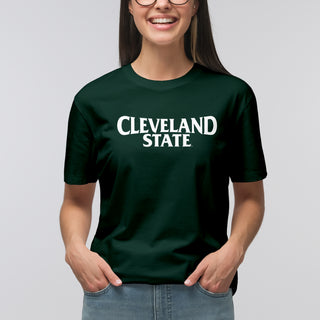 Cleveland State Vikings Basic Block T Shirt - Forest