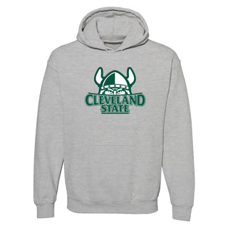 Cleveland State Vikings Primary Logo Hoodie - Sport Grey