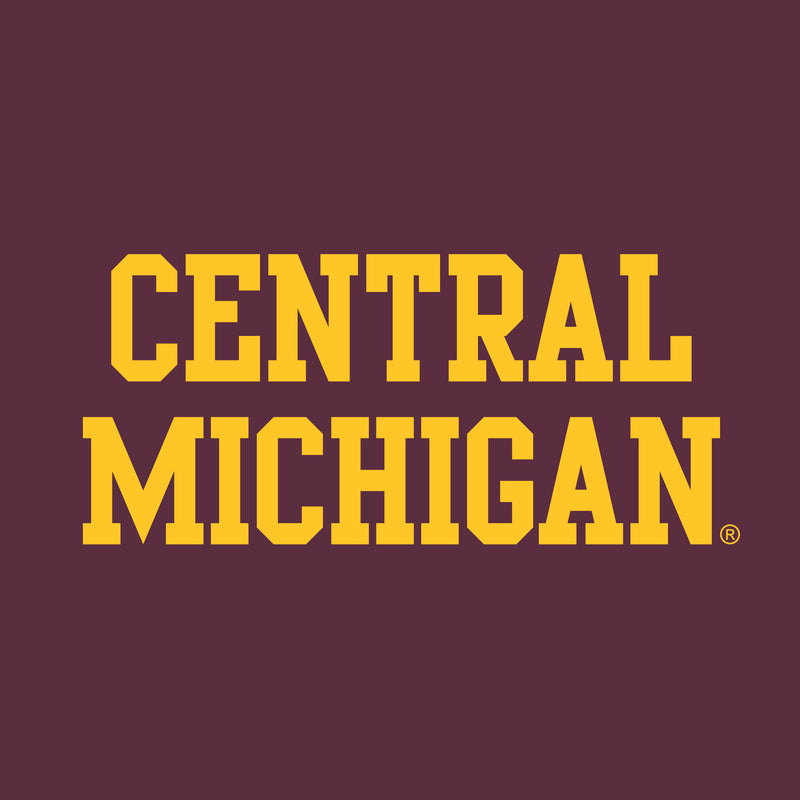 Central Michigan Primary Logo Creeper - Maroon