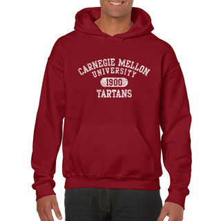 Carnegie Mellon University Tartans Athletic Arch Hoodie - Cardinal