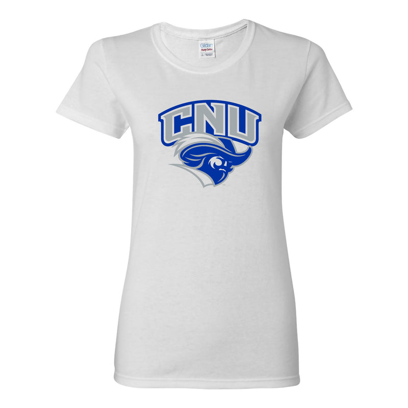 Christopher Newport University Captains Arch Logo Women's Short Sleeve T-Shirt - Royal