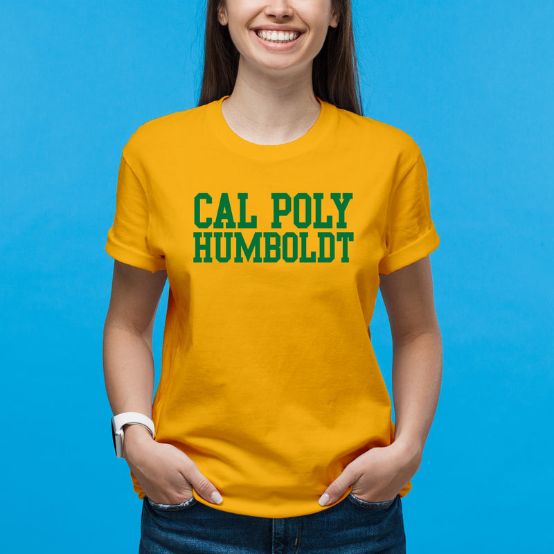 Cal Poly Humboldt Lumberjacks Basic Block T Shirt