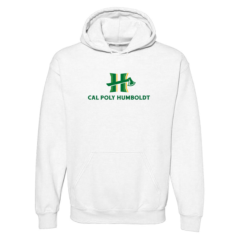 Cal Poly Humboldt Lumberjacks Primary Logo Hoodie - White