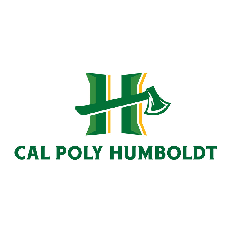 Cal Poly Humboldt Lumberjacks Primary Logo Long Sleeve T Shirt - White