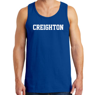 Creighton University Bluejays Basic Block Tank Top - Royal