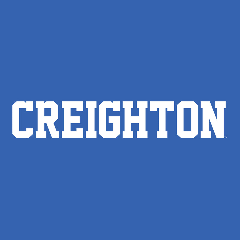 Creighton University Bluejays Basic Block Heavy Blend Hoodie - Royal