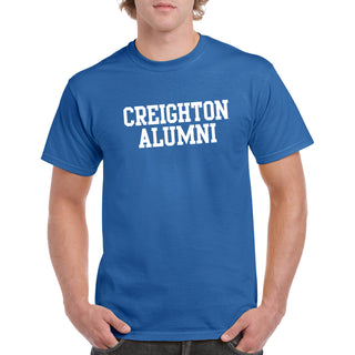 Creighton University Bluejays Basic Block Alumni Short Sleeve T Shirt - Royal