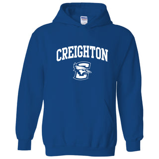 Creighton University Bluejays Arch Logo Heavy Blend Hoodie - Royal