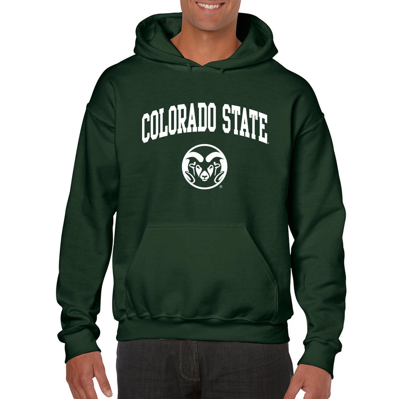 Colorado State University Rams Arch Logo Hoodie - Forest