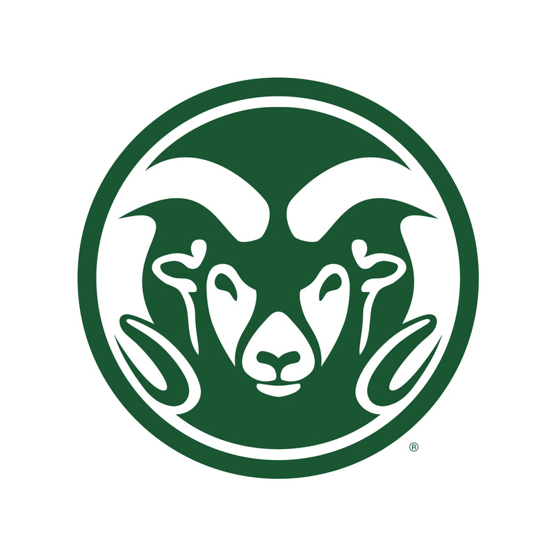 Colorado State University Rams Primary Logo Short Sleeve T Shirt - White