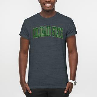 Colorado State Rams Mega Arch T-Shirt - Dark Heather