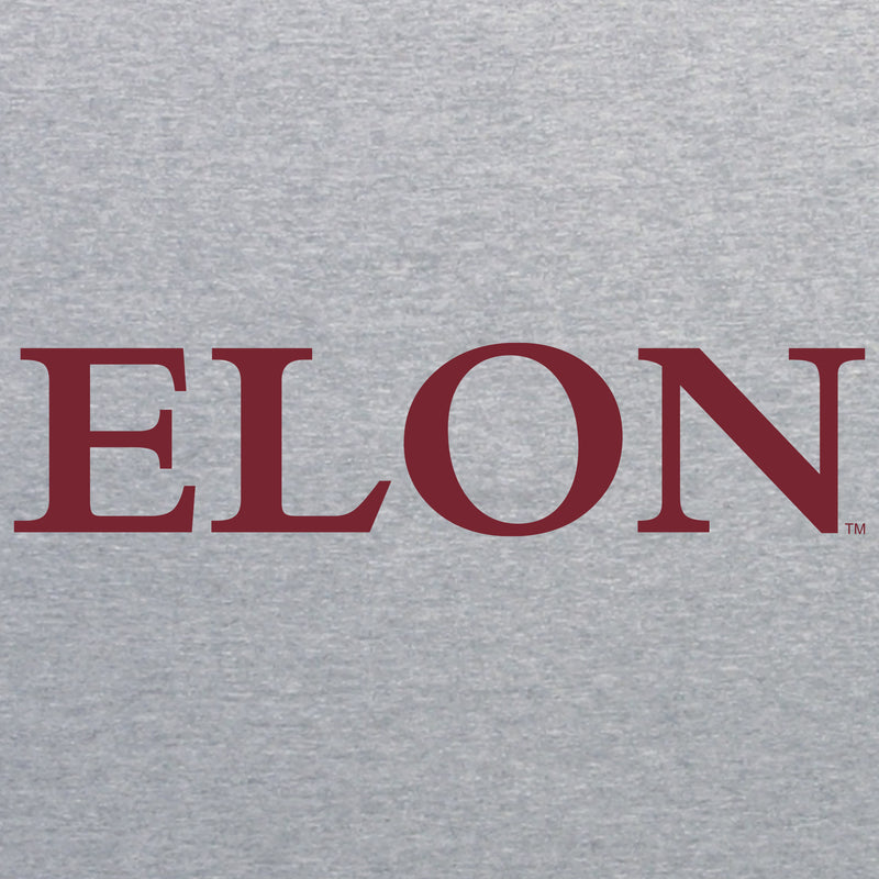 Elon Phoenix Basic Block Youth T Shirt - Sport Grey