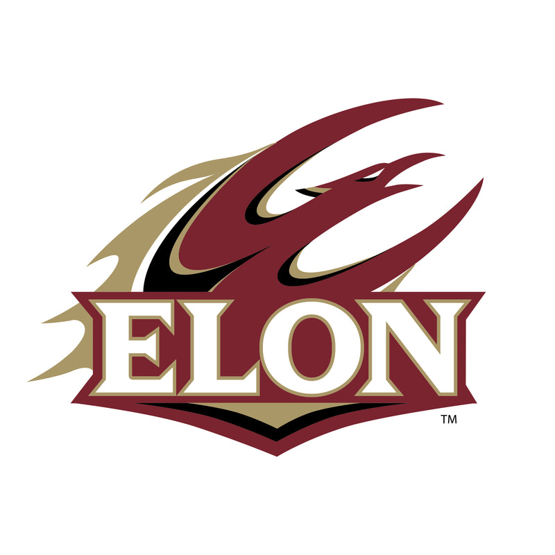 Elon University Phoenix Primary Logo T Shirt - White