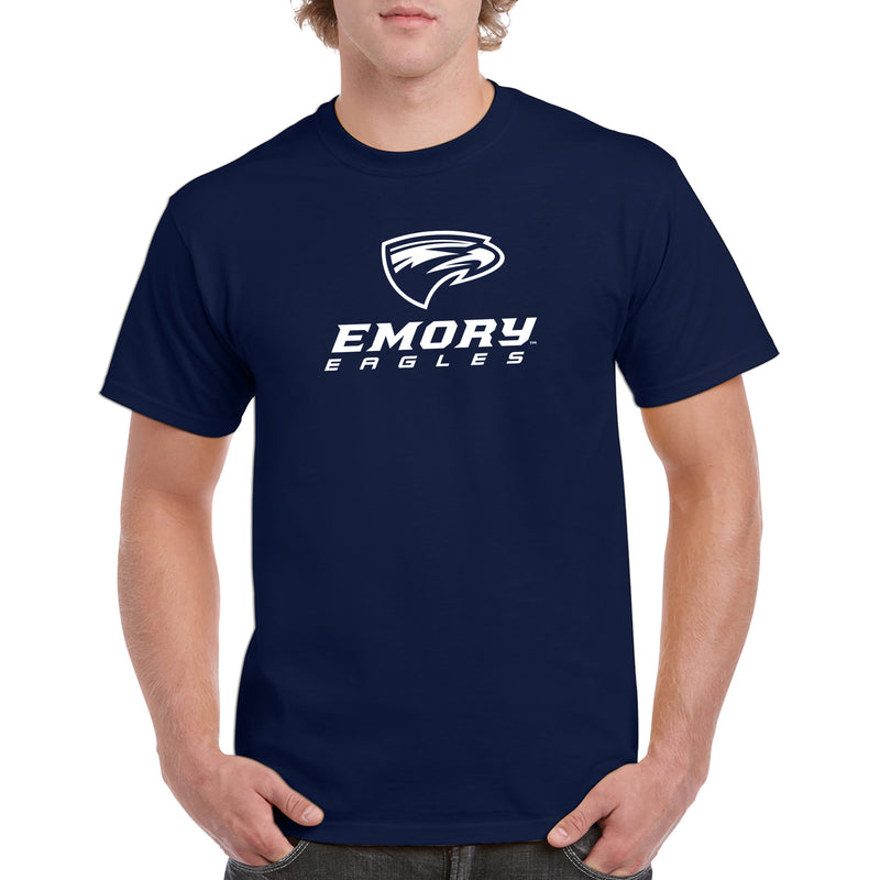 Emory University Eagles Primary Logo Short Sleeve T Shirt - Navy