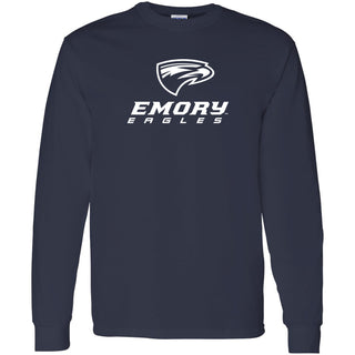 Emory University Eagles Primary Logo Long Sleeve T-Shirt - Navy