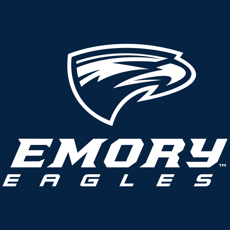 Emory University Eagles Primary Logo Short Sleeve T Shirt - Navy