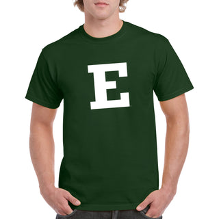 Eastern Michigan University Eagles Block E Short Sleeve T Shirt - Forest