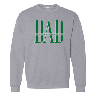 Eastern Michigan Classic Dad Crewneck - Sport Grey