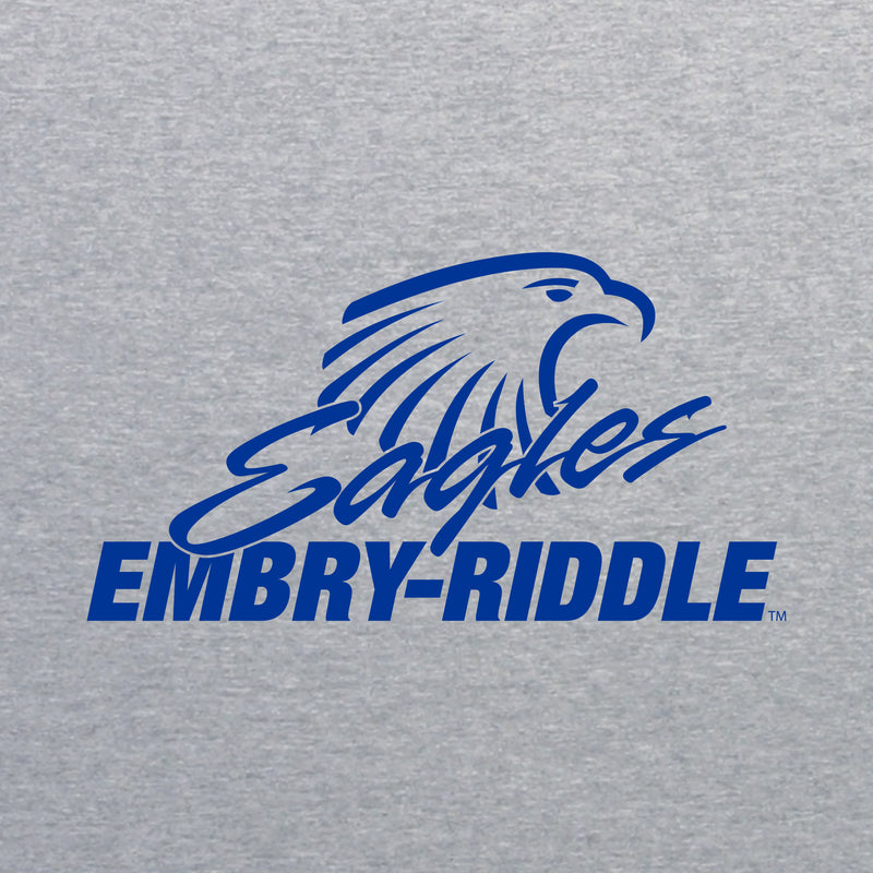 Embry-Riddle Aeronautical University Eagles Daytona Primary Logo Hoodie - Sport Grey