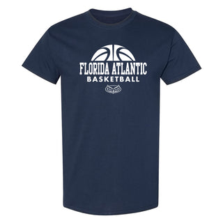 Florida Atlantic Owls Basketball Hype T Shirt - Navy